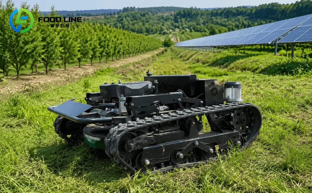 remote control slope mower for hillside