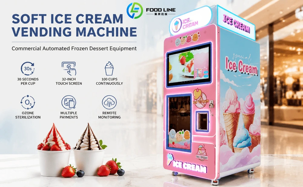 soft ice cream vending machine for sale