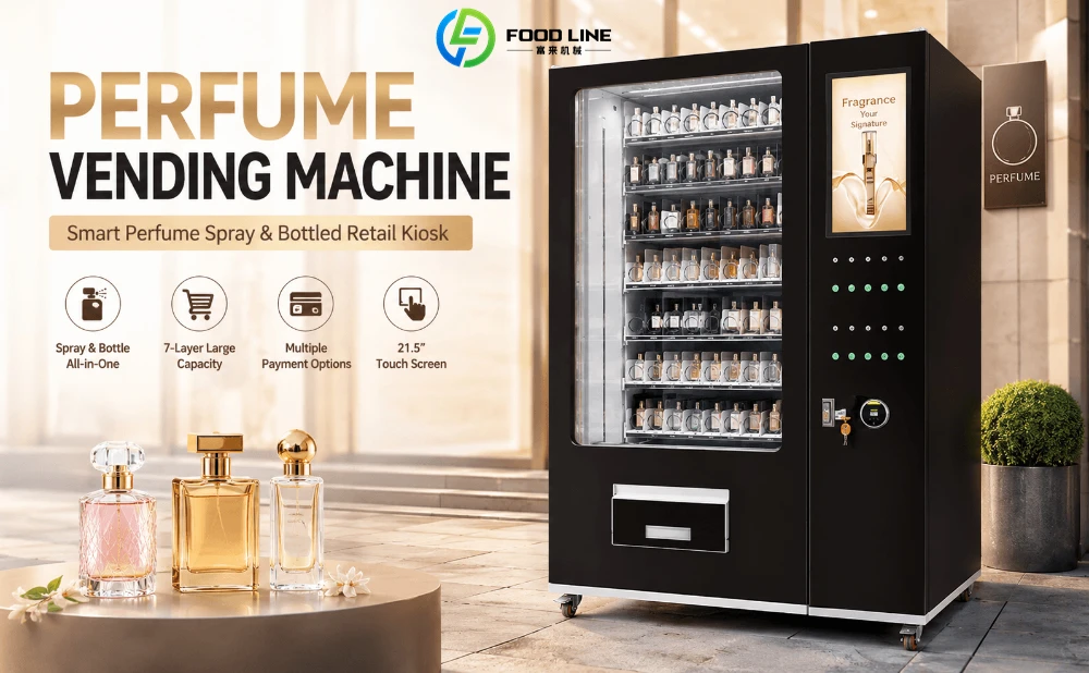 touch screen perfume vending machine for sale