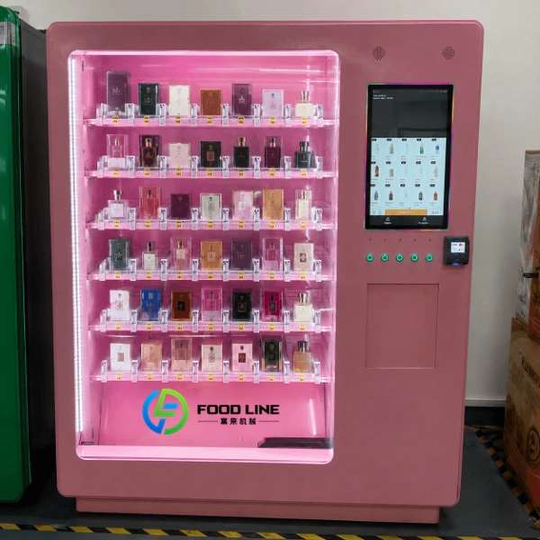 touchscreen perfume vending machine