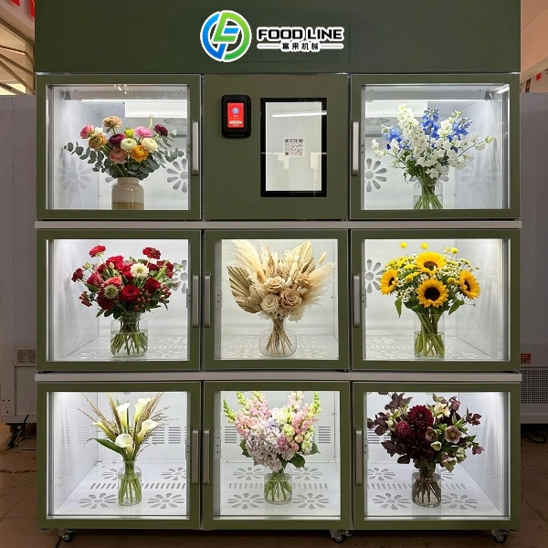 8-cube bouquet vending machine for sale