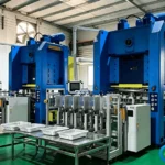 Aluminum Foil Container Machine Exported to the USA for Frozen Food Packaging aluminum foil container machine factory manufacturing