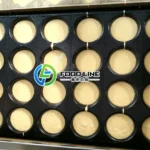 cake batter depositor machine for industrial bakery production