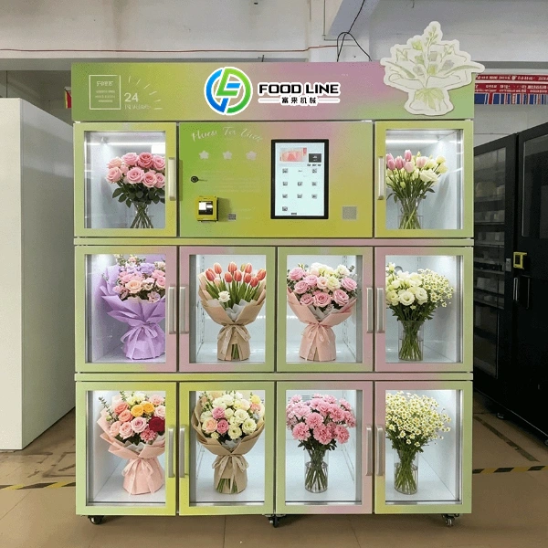 custom self serve flower kiosk