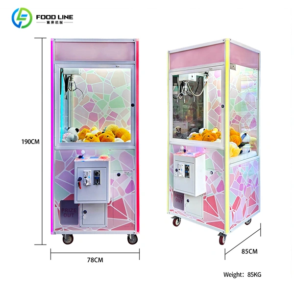 pink claw crane game machine