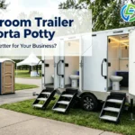 portable toilet trailer vs porta potty