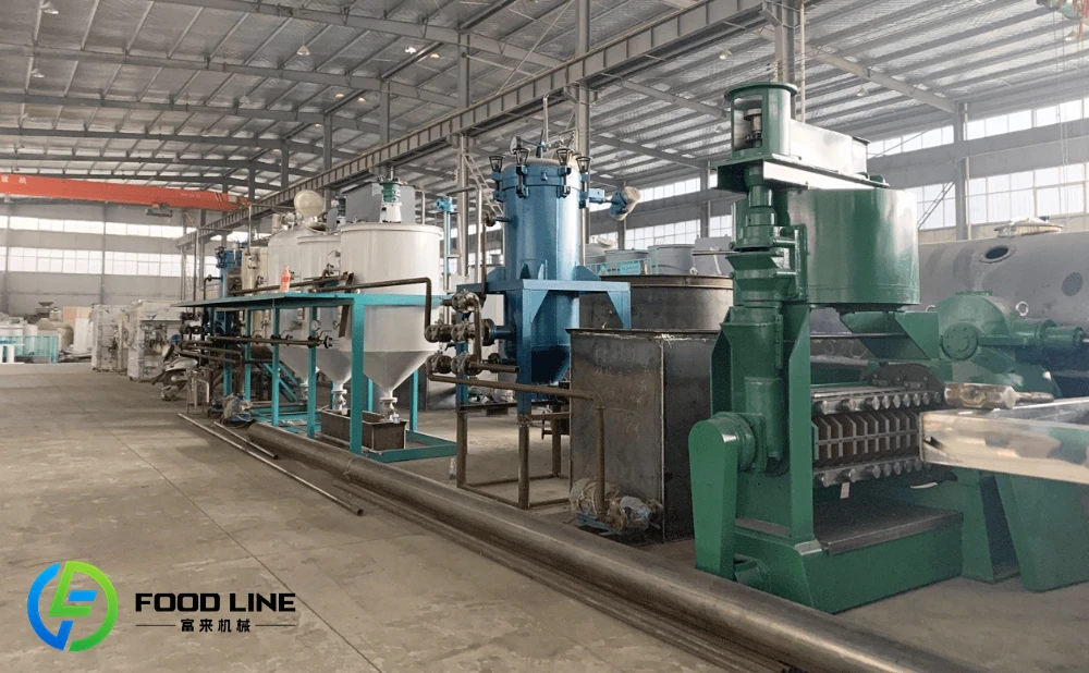 soybean oil processing line factory layout