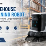 autonomous cleaning robot for warehouses
