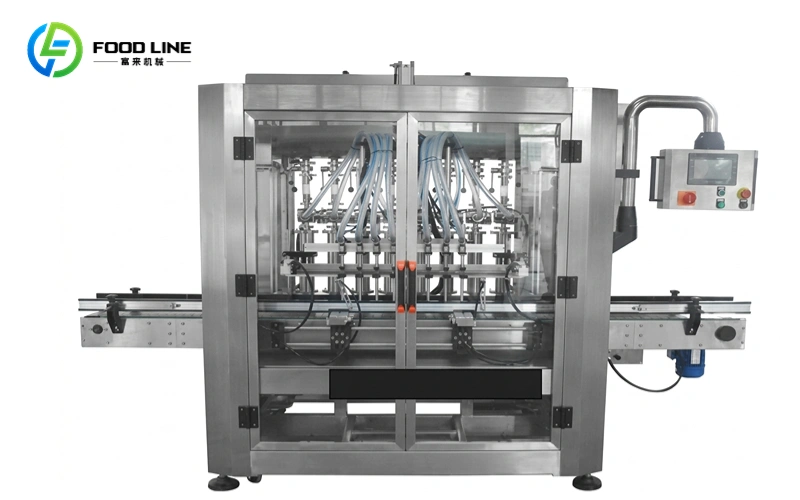 Piston Liquid Filling Machine For Sauce And Paste