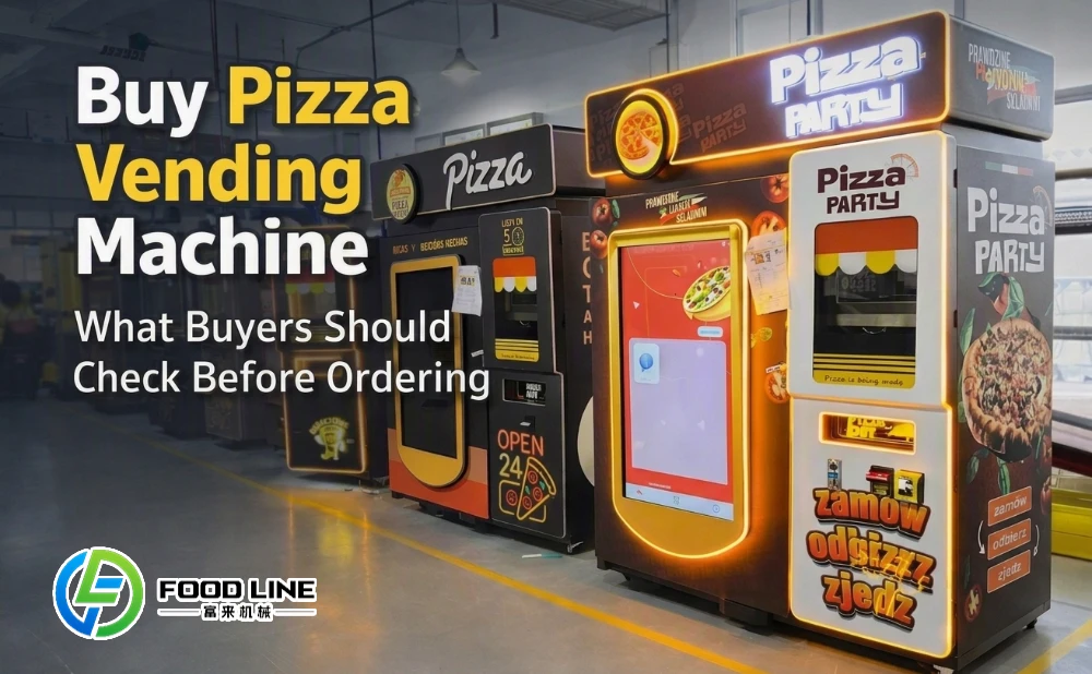 buy pizza vending machine for your pizza retail business