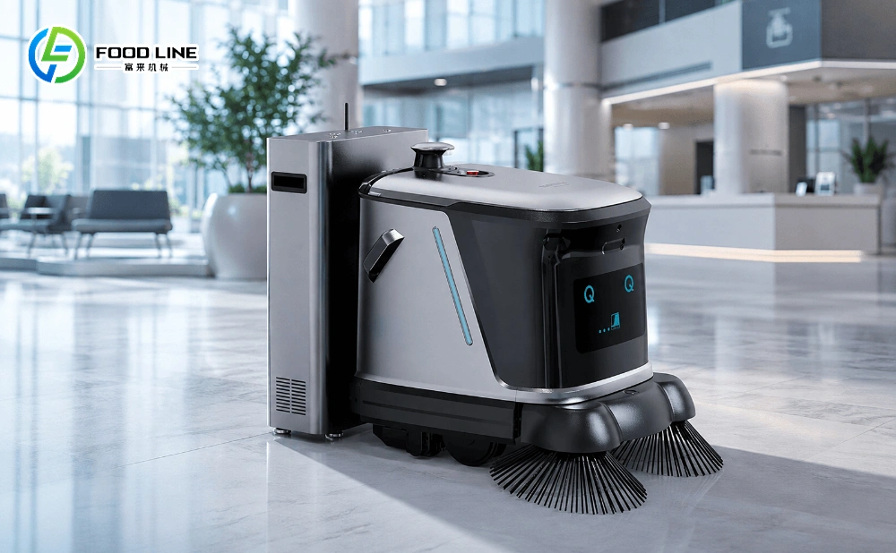 cleaning robot for commercial buildings