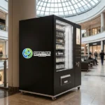 2 Large Cologne Vending Machines Delivered to Premium Malls in Chile cologne vending machine at the premium mall