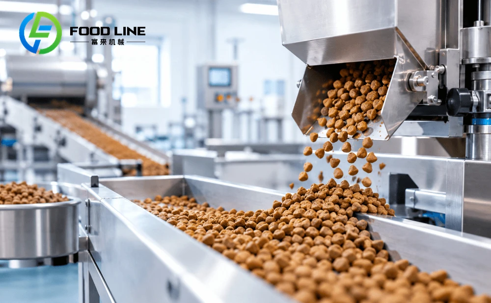 dry pet food production line factory