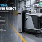 heavy duty robotic floor scrubber for factory