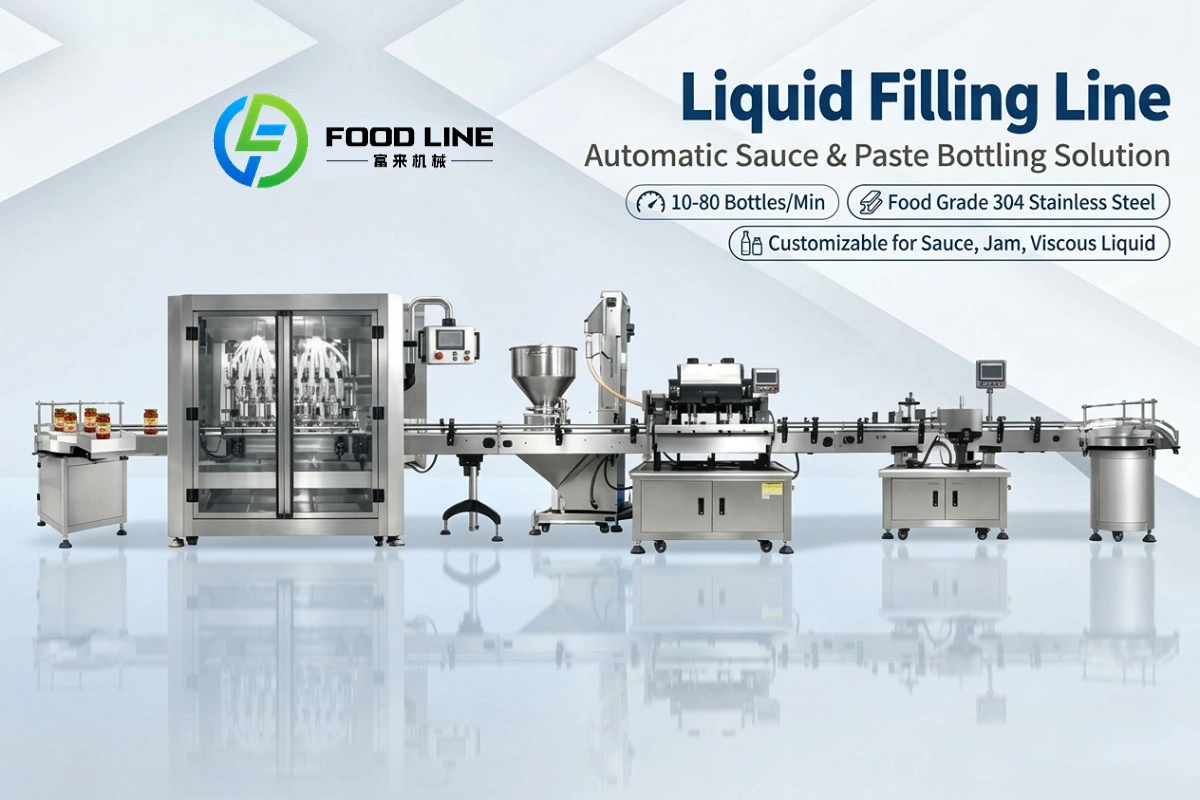 Automatic Sauce And Paste Filling Line