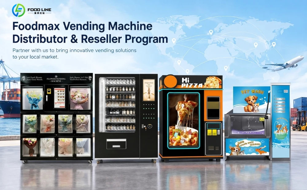 vending machine distributor program by Foodmax Machines