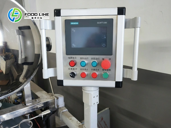 PLC control system for an autoclave sterilizer