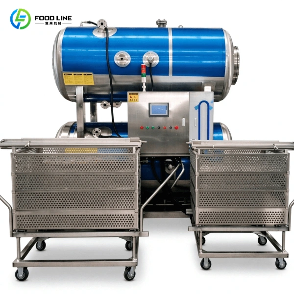 automatic water spray retort sterilizer