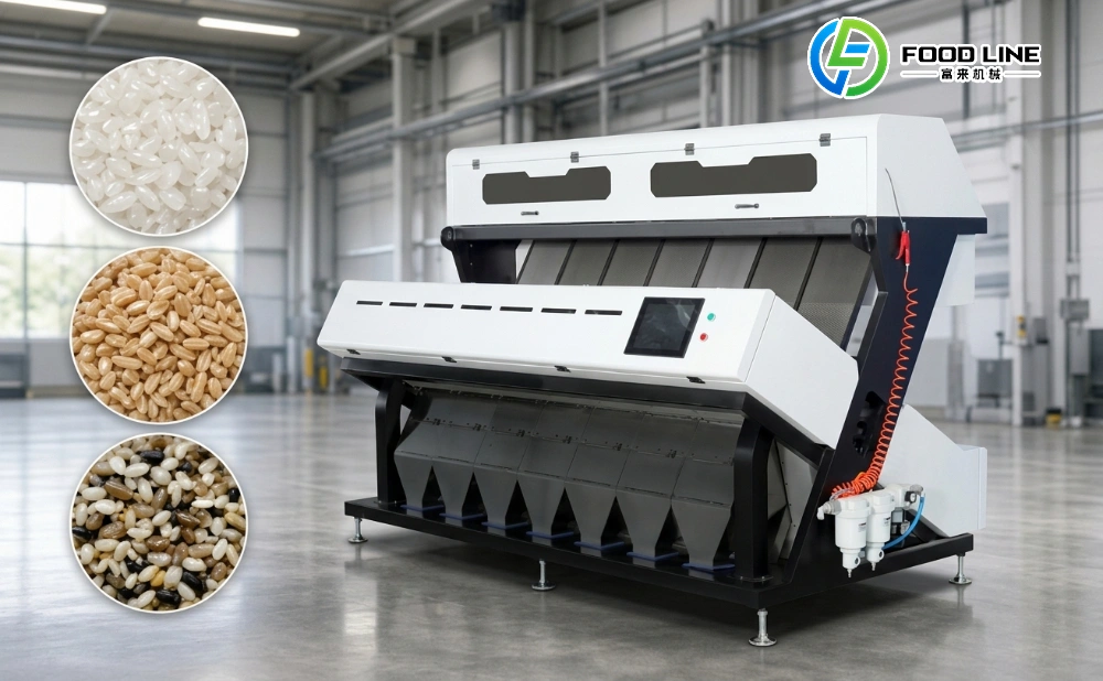 buy industrial rice color sorter machine