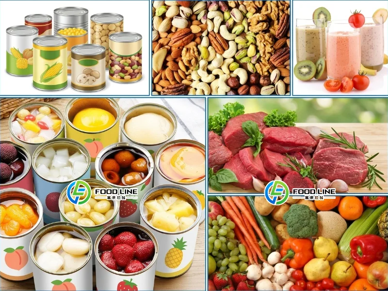 Packaged food prepared for retort sterilization