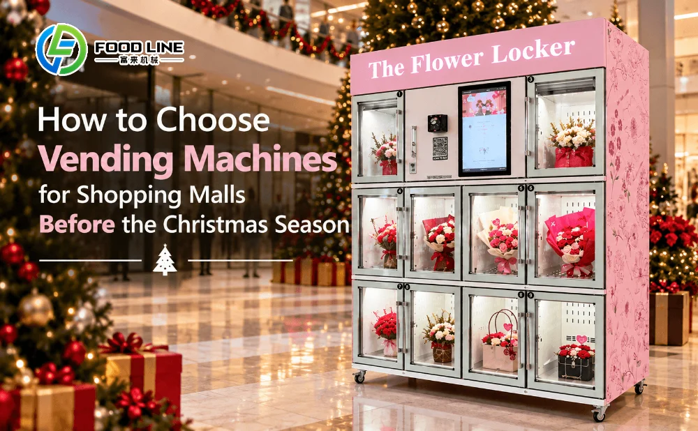 vending machines for shopping malls: profitable Christmas guide