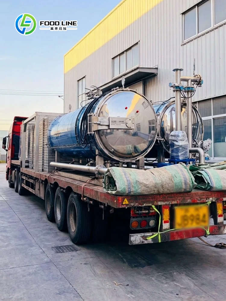 water spray retort autoclave shipping and delivery